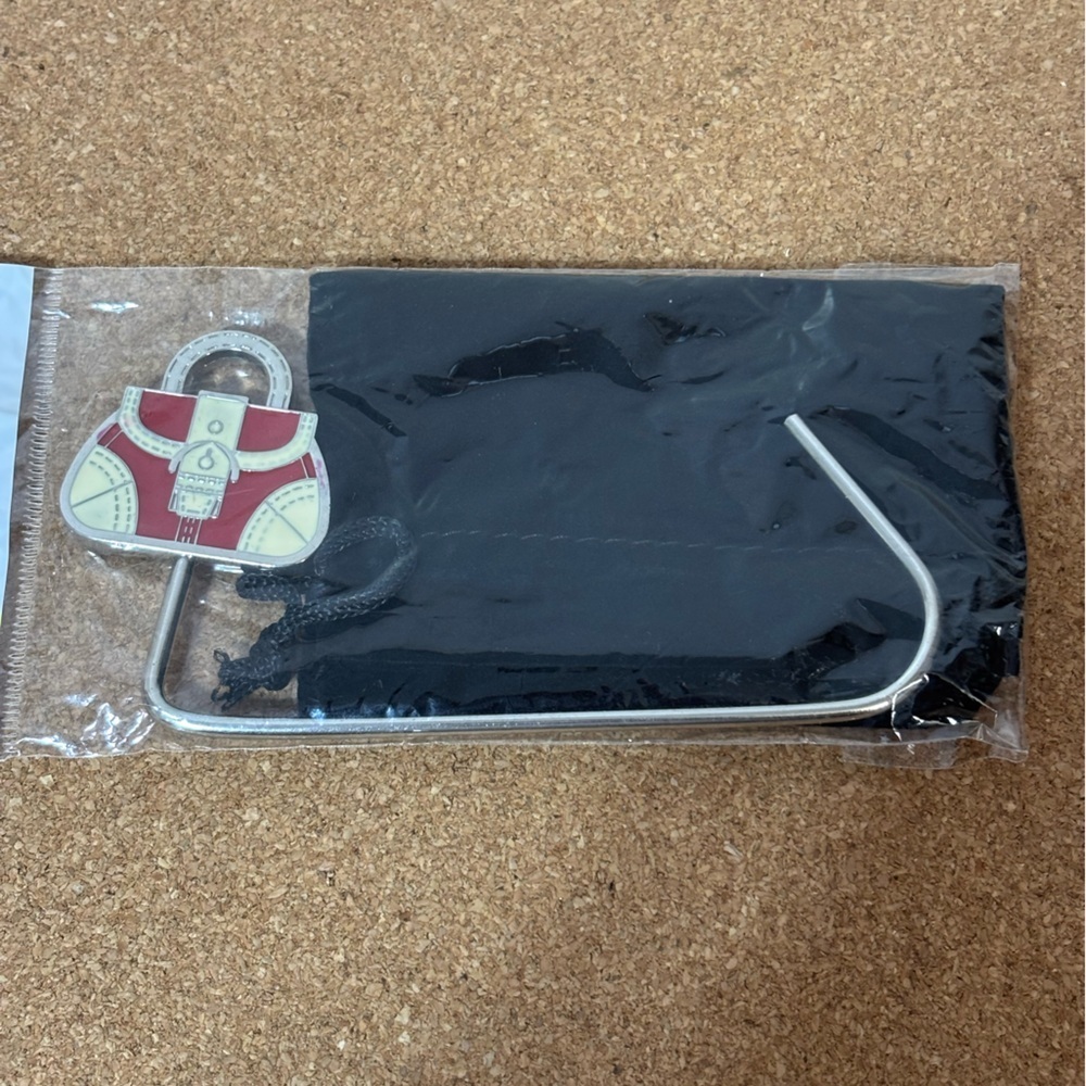 3/$15 Red and Silver Purse Hook